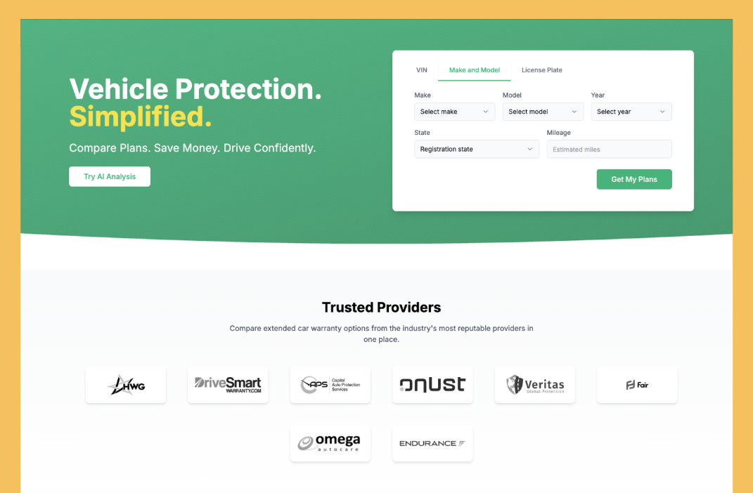 Enter Your Vehicle Info
